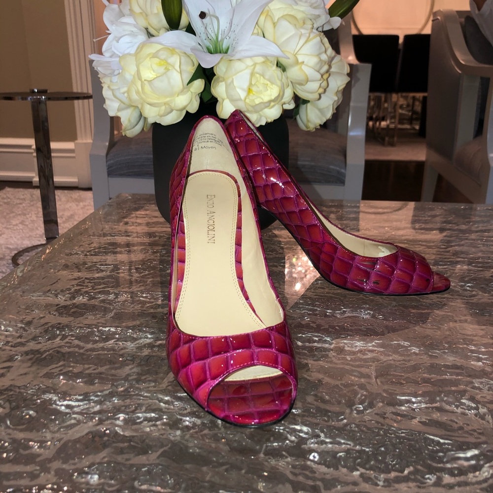 Hot Pink Enzo Angiolini Heels (size 8.5)